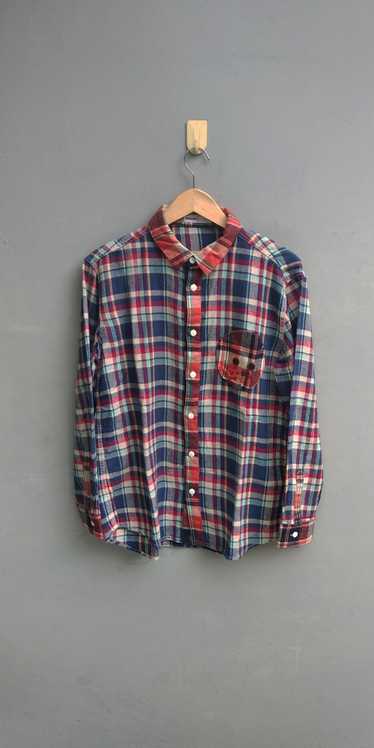 Japanese Brand × Ne-Net Ne-net plaid flanell shirt - image 1