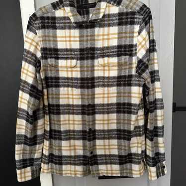 Allsaints Allsaints Lenado Ls Flannel Black