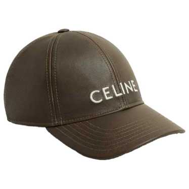 Celine Leather cap - image 1