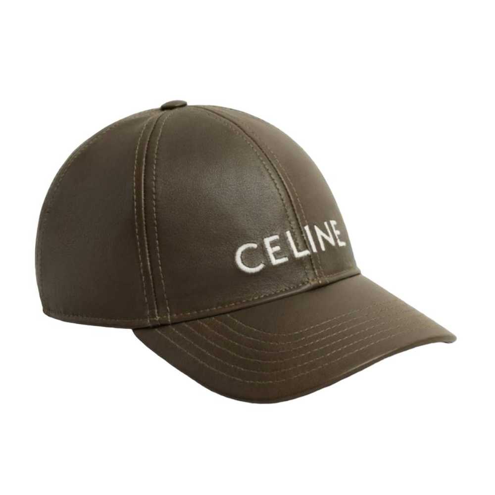 Celine Leather cap - image 2