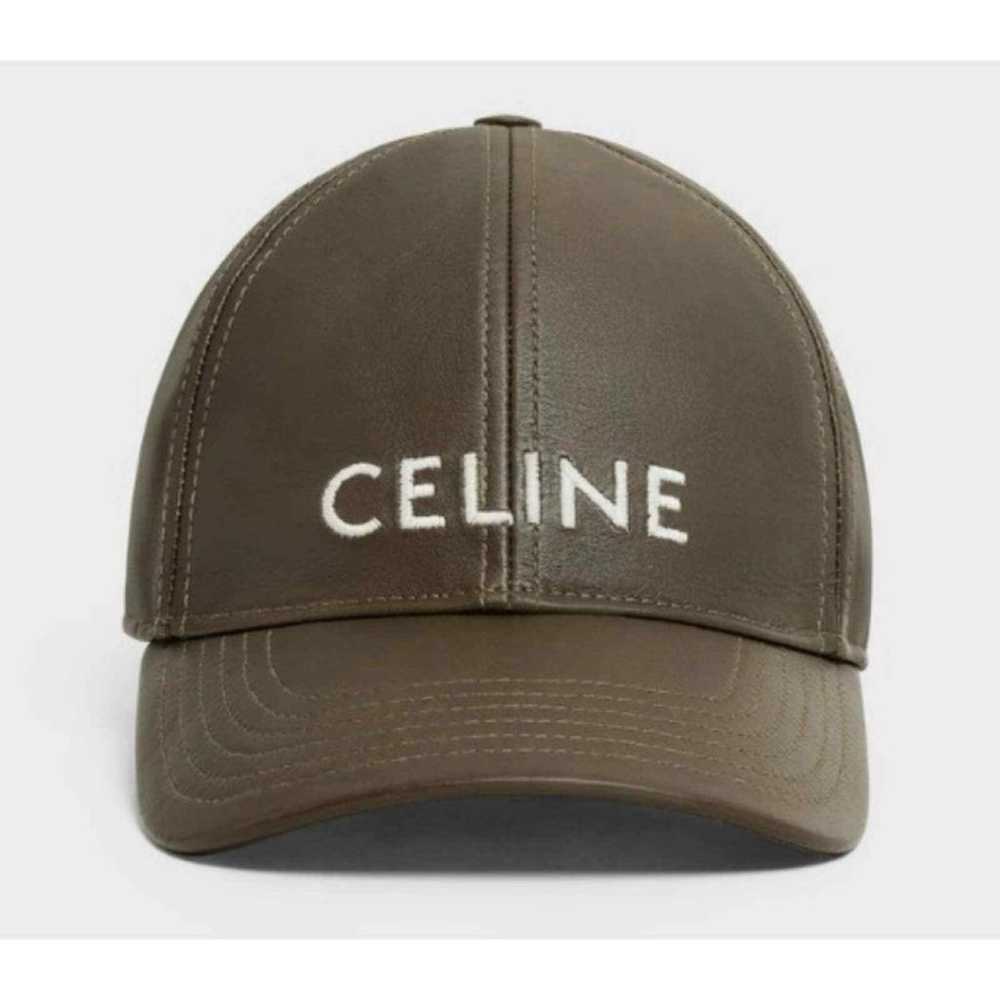 Celine Leather cap - image 3