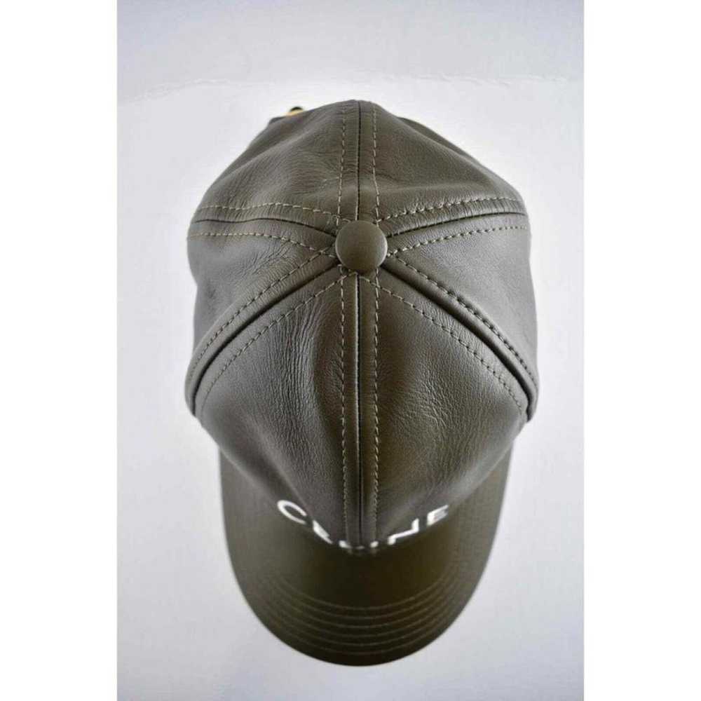 Celine Leather cap - image 4