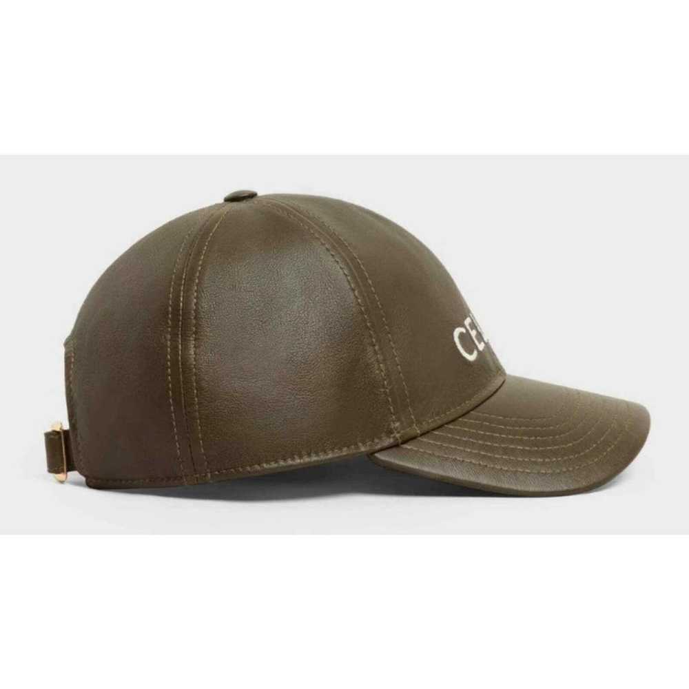 Celine Leather cap - image 5