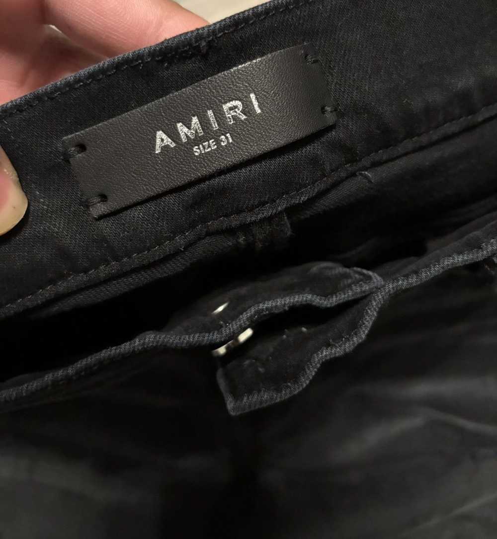 Amiri Amiri patch bandana jeans - image 2