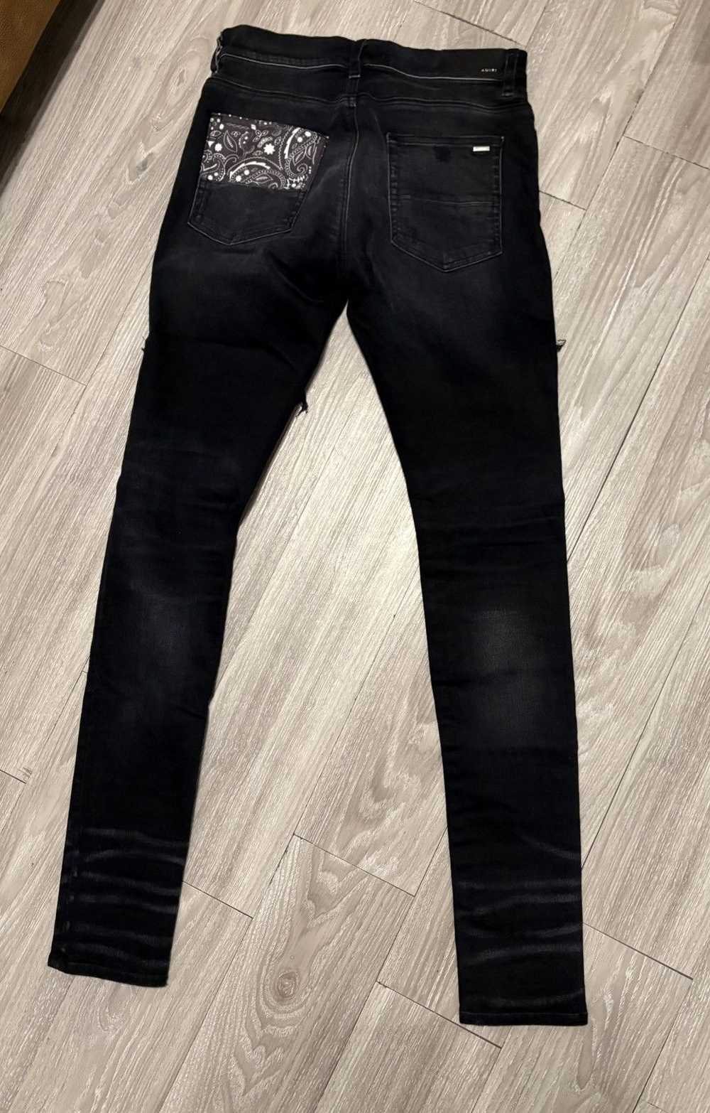 Amiri Amiri patch bandana jeans - image 7