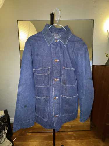 Wrangler wrangler 1970s denim chore coat vintage