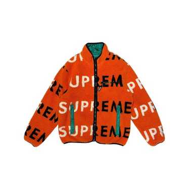 ジャケット・アウター L supreme Reversible Logo Fleece Jacket Supreme Reversible Logo Fleece Jacket Black Men's - FW18 - US
