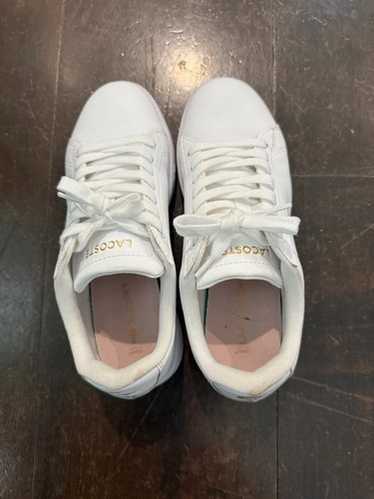 【LACOSTE】 Hydez レザー スニーカー LACOSTE】 Hydez レザー スニーカー
