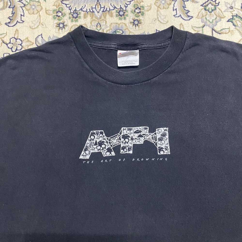 Vintage AFI 'The Art Of Drowning' T Shirt - image 4