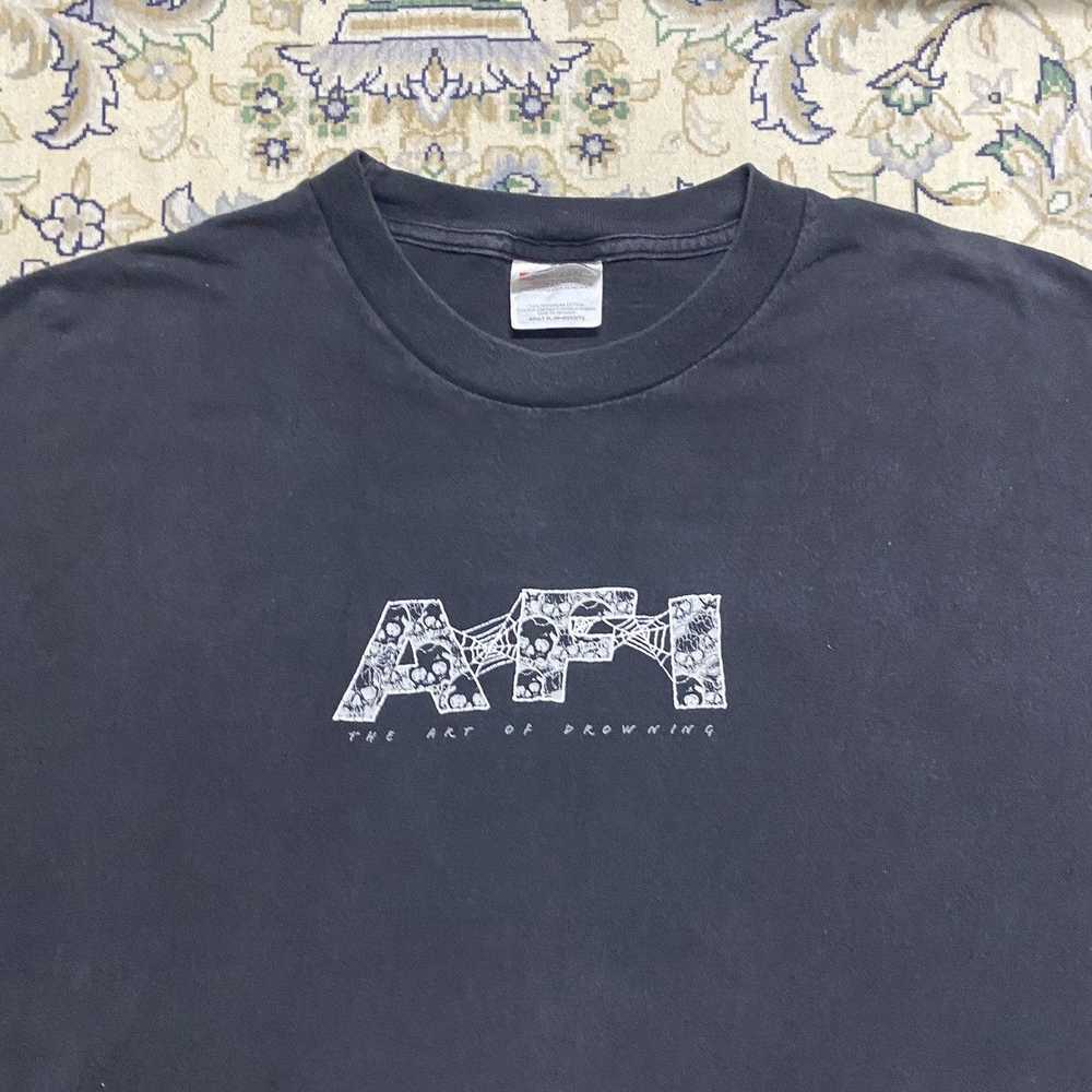 Vintage AFI 'The Art Of Drowning' T Shirt - image 5