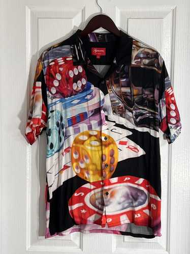 Supreme SUPREME Casino Rayon Shirt Short Sleeve Bl