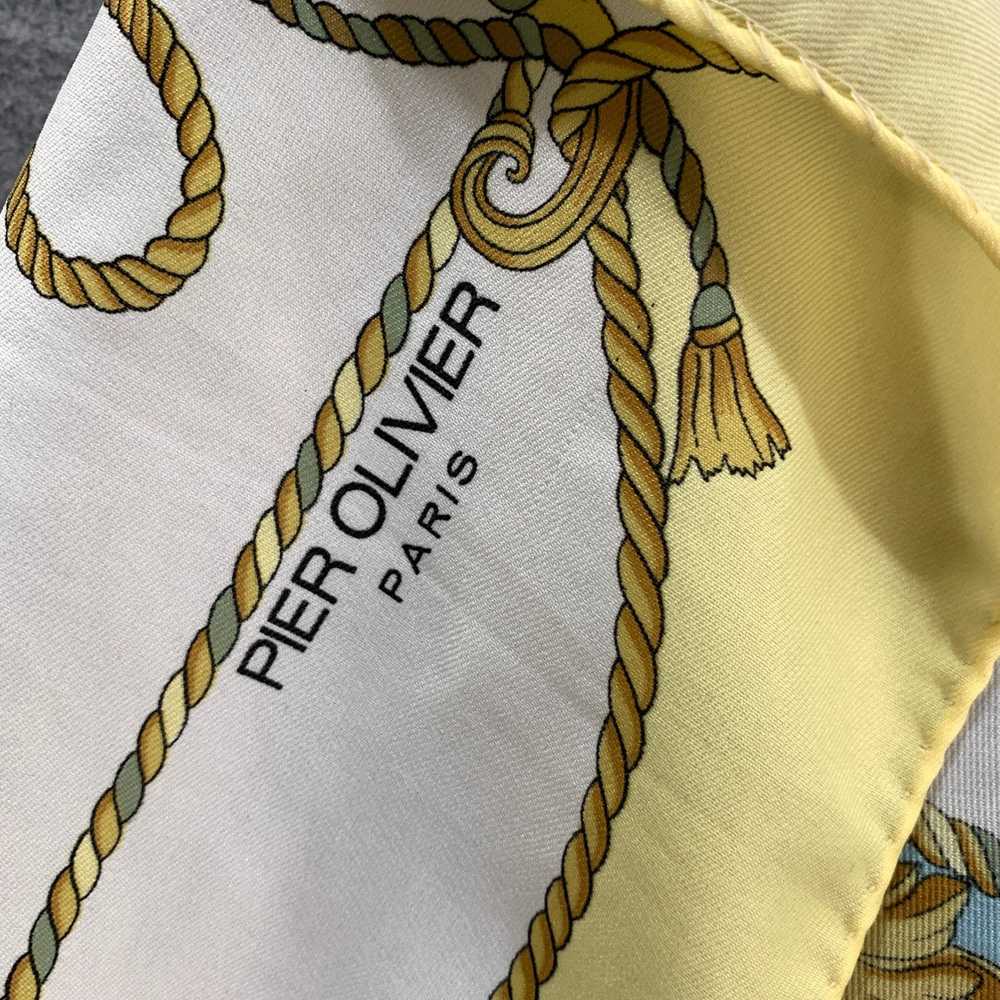 Other Pier Olivier Paris Yellow Scarf 100% Polyes… - image 6