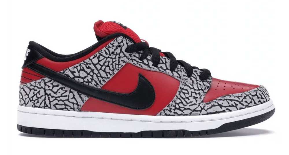 Nike SB Dunk Low Supreme Red Cement (2012) - image 1