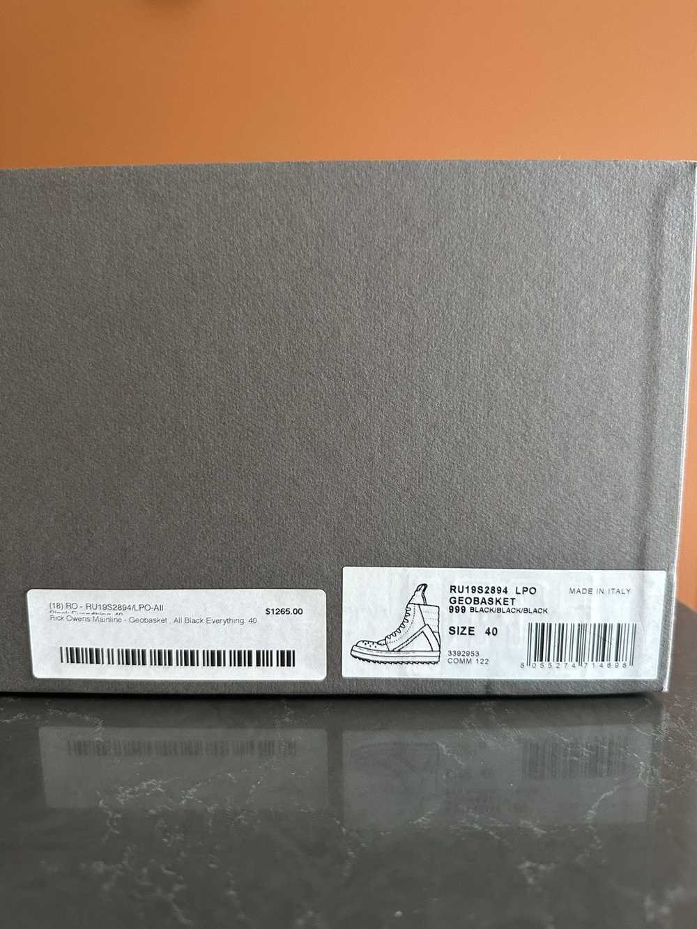 Rick Owens Rick Owens Geobasket Size 40 - image 7