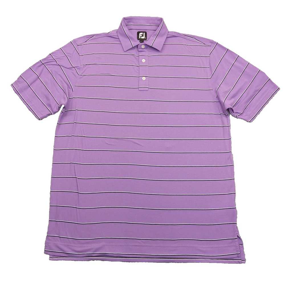 Footjoy FootJoy Polo Shirt L Purple Sportswear Sh… - image 1