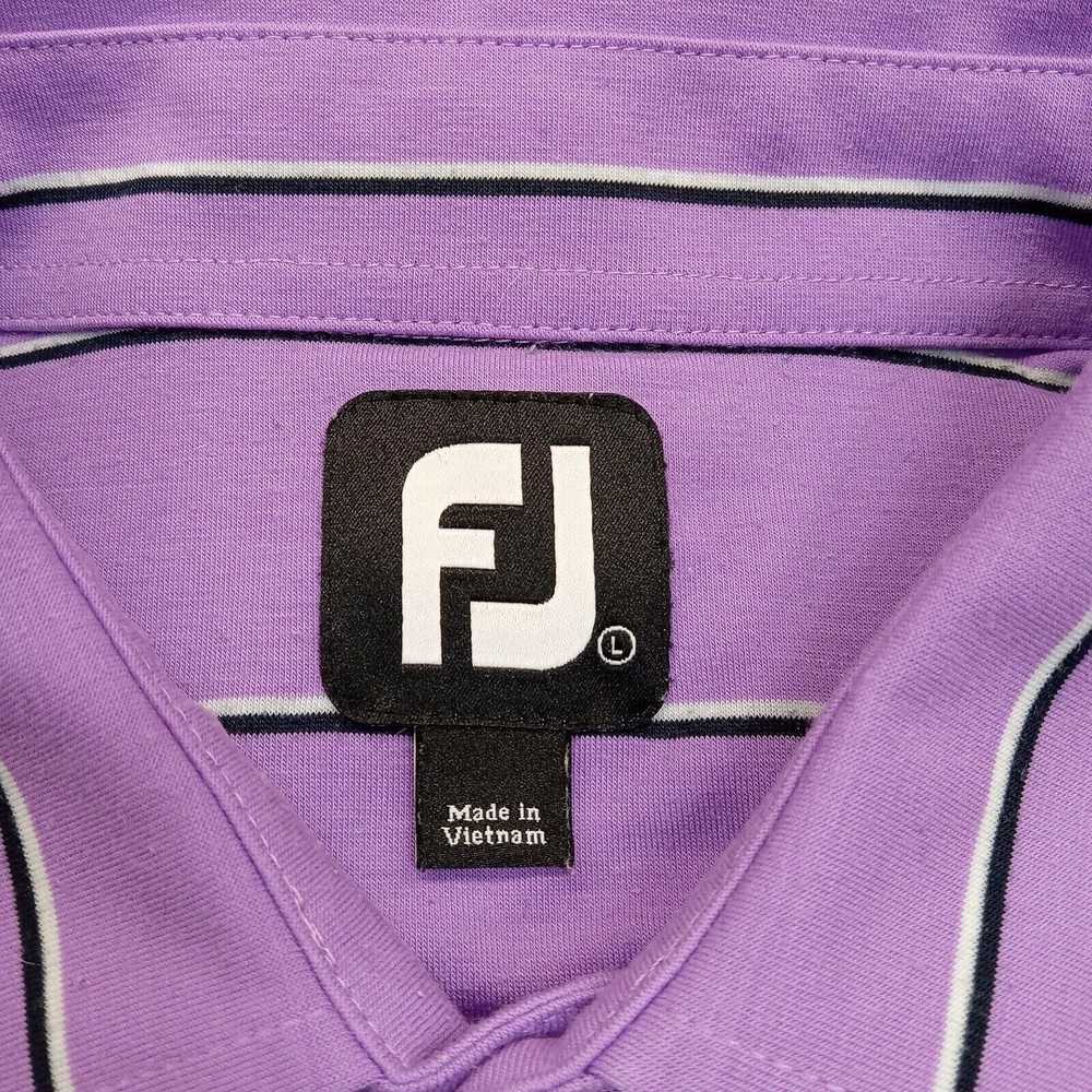 Footjoy FootJoy Polo Shirt L Purple Sportswear Sh… - image 3