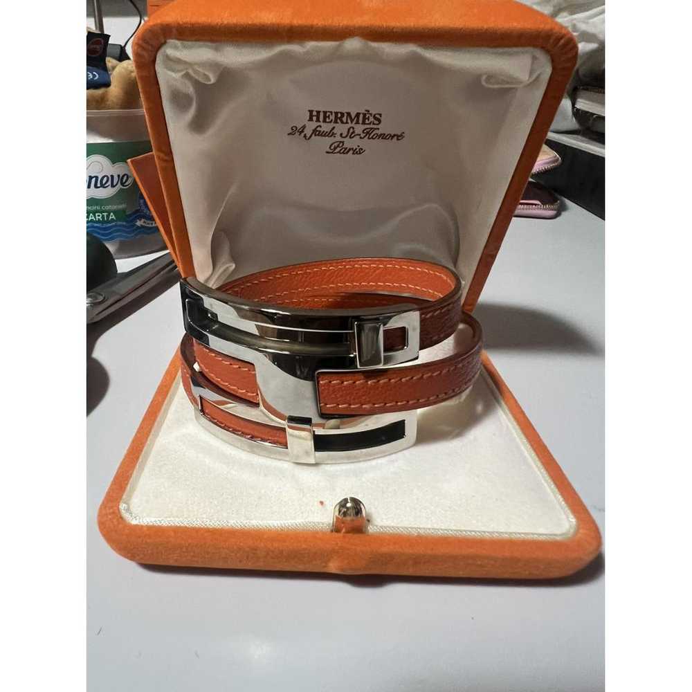 Hermès Leather bracelet - image 3