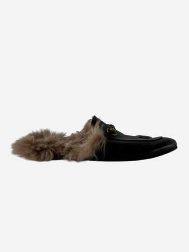 Gucci Gucci Black Princeton Shearling Horsebit Loa