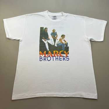 Vintage Vintage The Marcy Brothers T-Shirt XL Whi… - image 1