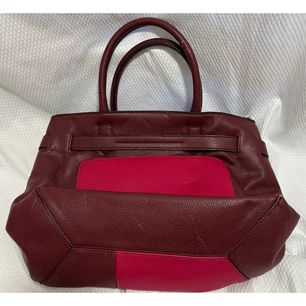 Reed Reed Leather Purse - Red and Burgundy - Top … - image 5