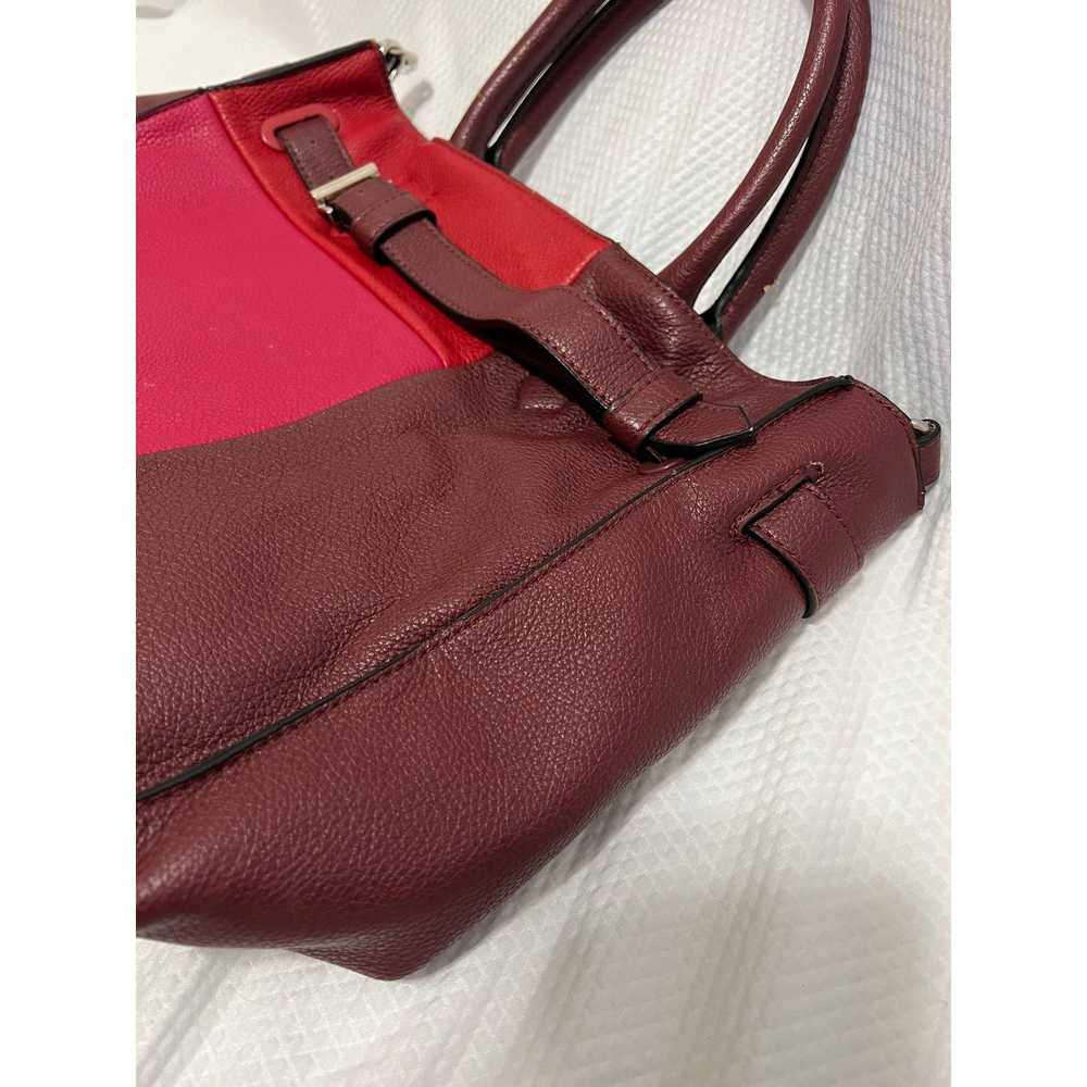 Reed Reed Leather Purse - Red and Burgundy - Top … - image 7