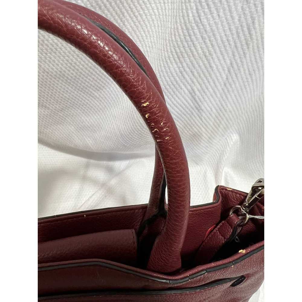 Reed Reed Leather Purse - Red and Burgundy - Top … - image 8