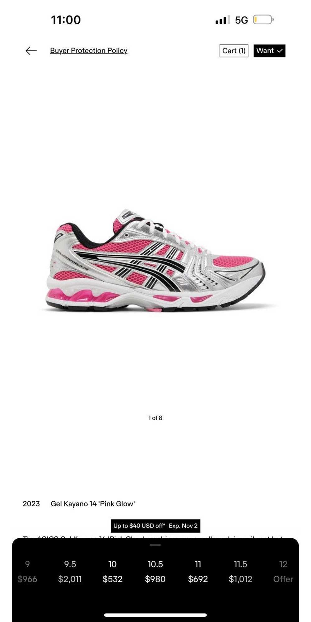 Asics Gel Kayano 14 Pink Glow - image 8