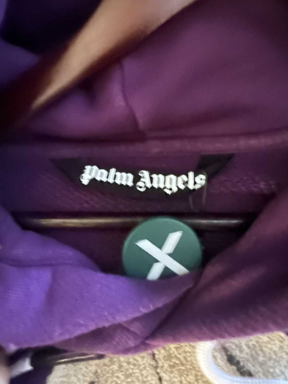 Palm Angels Palm Angles Purple Bear hoodie - image 1