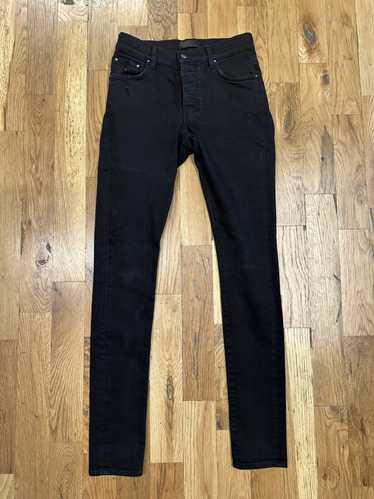 Amiri Amiri Plain Black Denim Jeans Size 29 - image 1