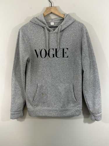 Vintage VOGUE Distressed Gray Hoodie