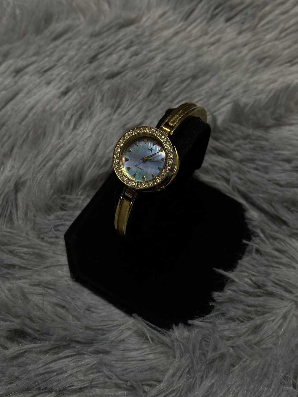 Japanese Brand × Jewelry × Vintage Gold Crystal-A… - image 1