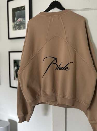 Rhude RHUDE THICK SCRIPT LOGO CREWNECK