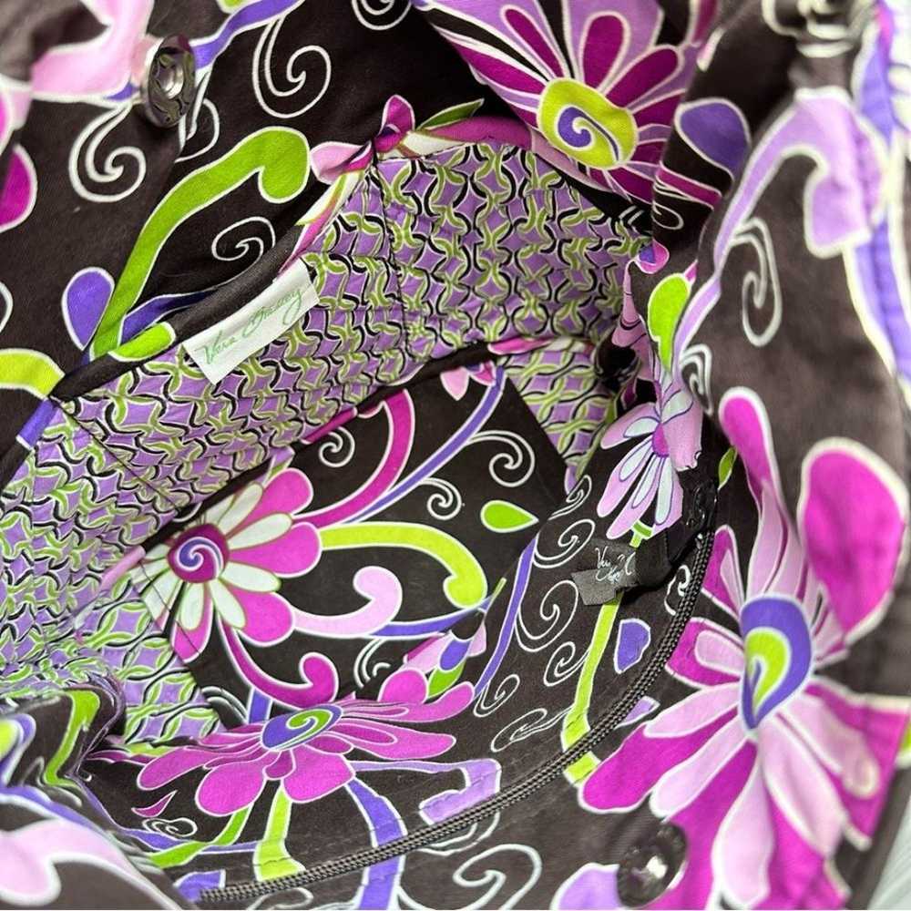 Vera Bradley purple punch floral paisley shoulder… - image 5