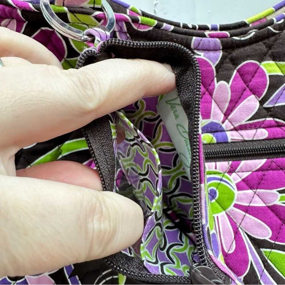 Vera Bradley purple punch floral paisley shoulder… - image 6