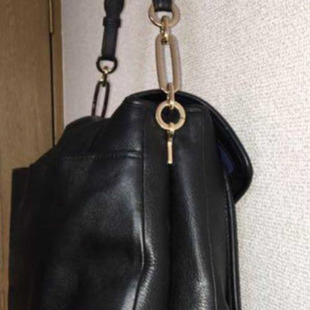 COACH shoulder bag, excellent condition, black - image 3