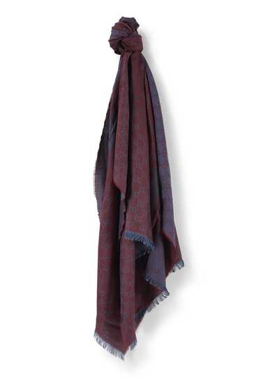 Multicolor Wool Blend GG Scarf Send in SMS Send i… - image 1