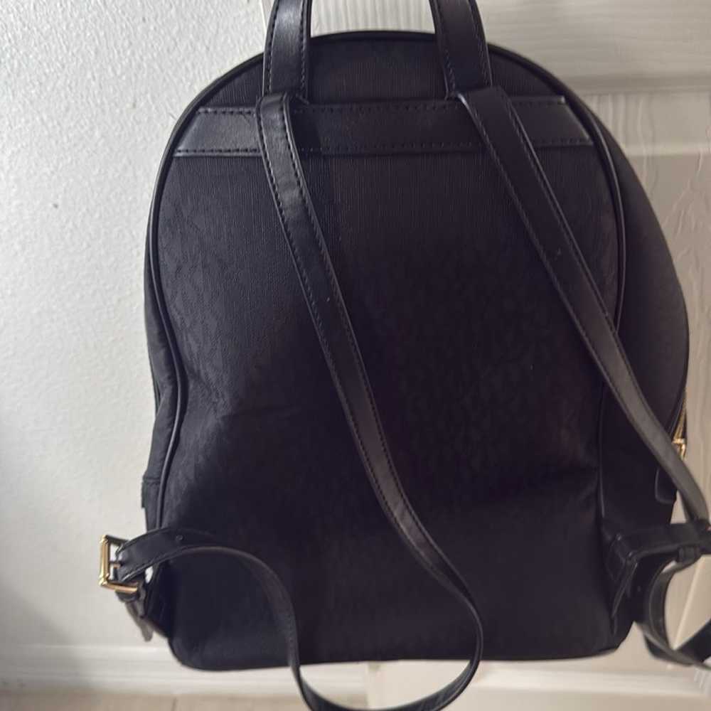 Authentic Michael Kors Black Backpack Purse - Exc… - image 2