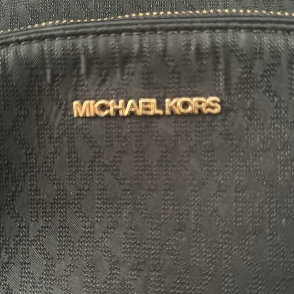 Authentic Michael Kors Black Backpack Purse - Exc… - image 3