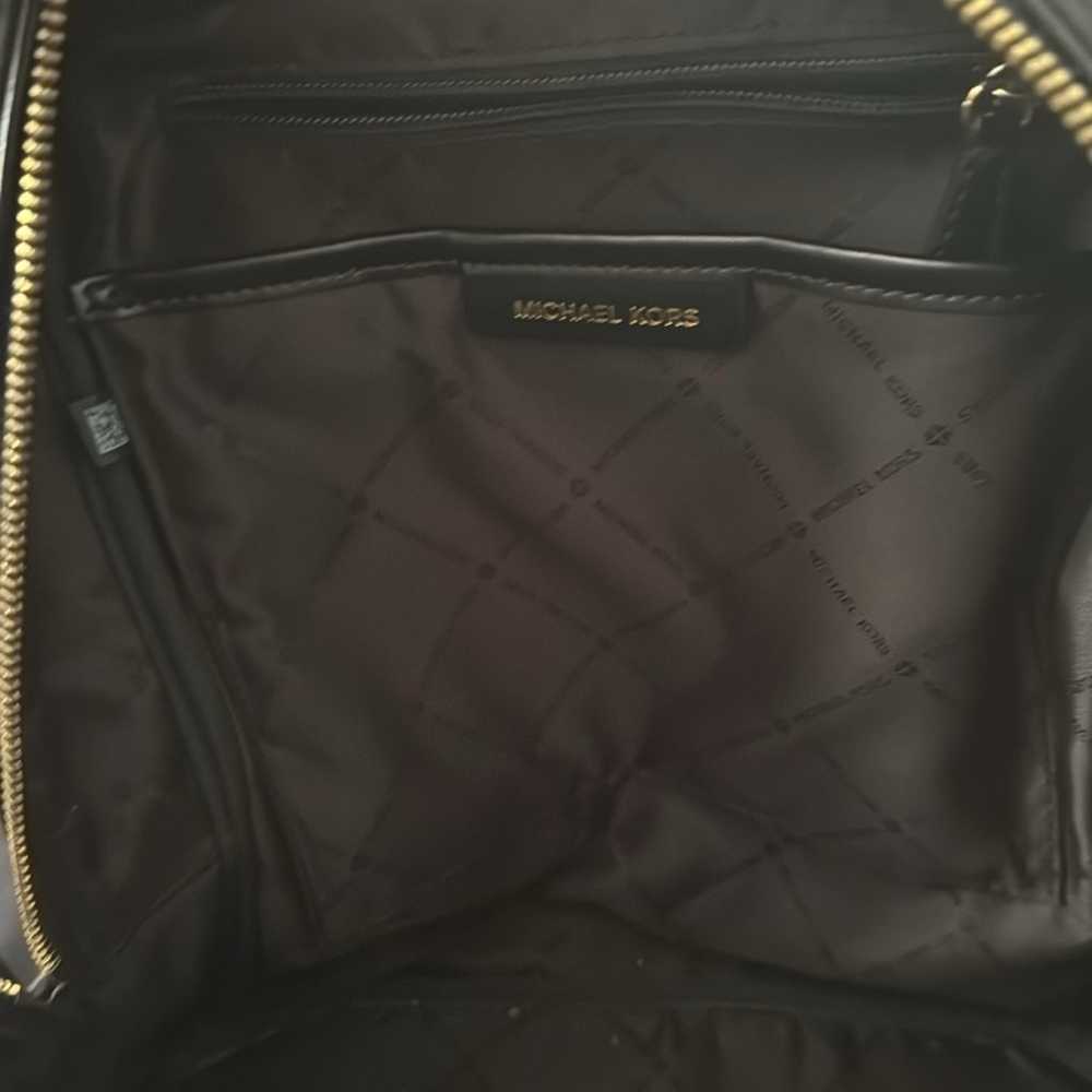 Authentic Michael Kors Black Backpack Purse - Exc… - image 6