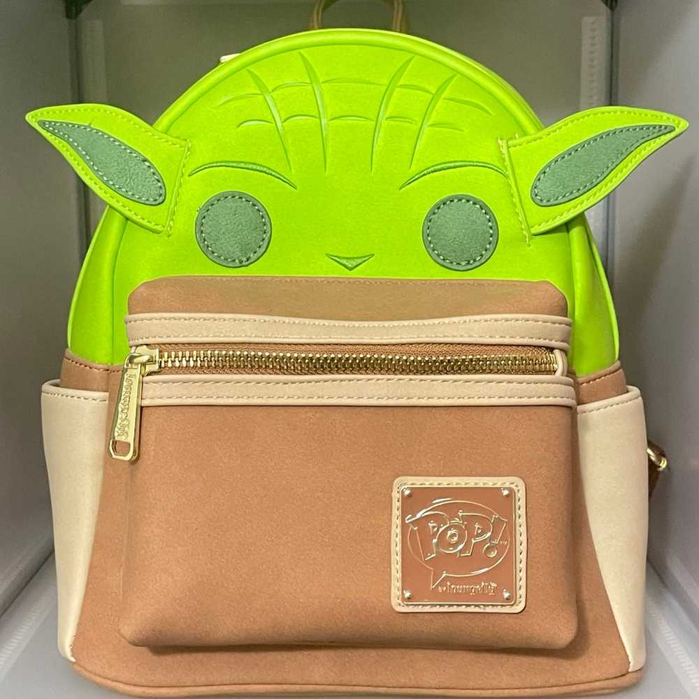 Loungefly FUNKO POP! Star Wars Yoda Mini Backpack - image 1