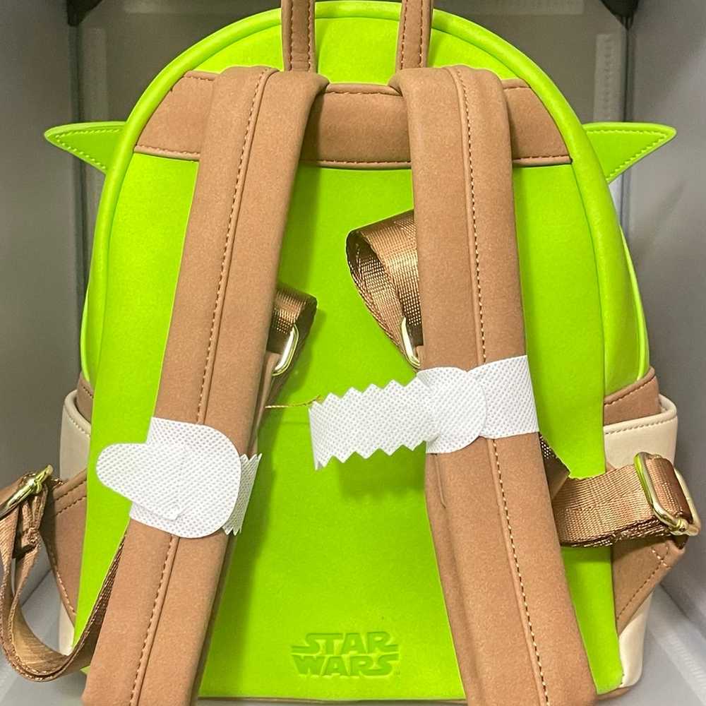 Loungefly FUNKO POP! Star Wars Yoda Mini Backpack - image 3