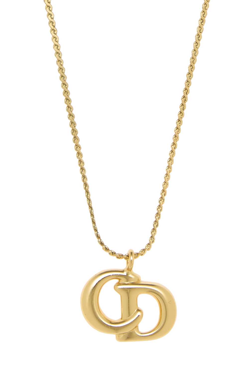 Gold 'CD' Necklace Send in SMS Send in Email Shar… - image 2