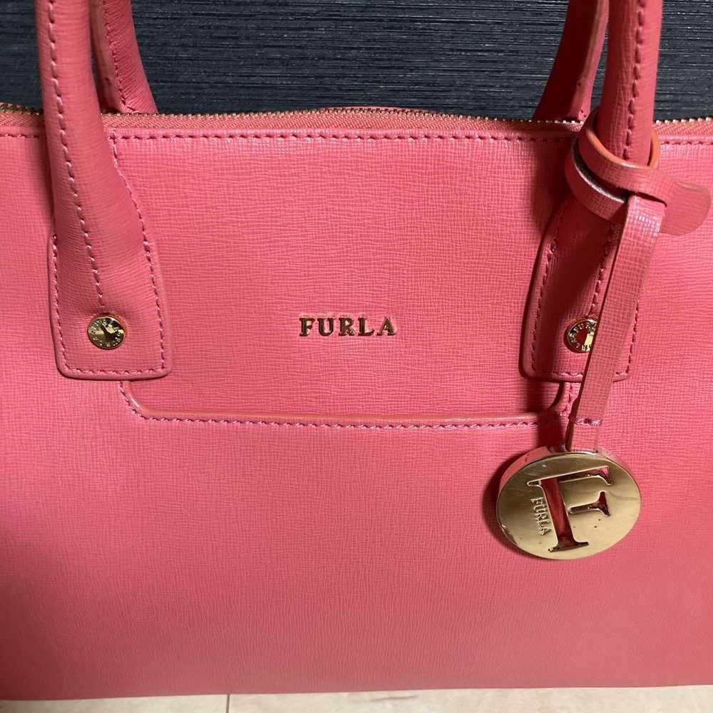 Furla Hand Shoulder Bag Pink - image 3