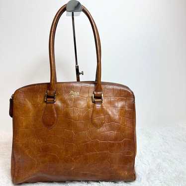 Dakota Handbag Dakota Cayman Crocodile Embossed T… - image 1