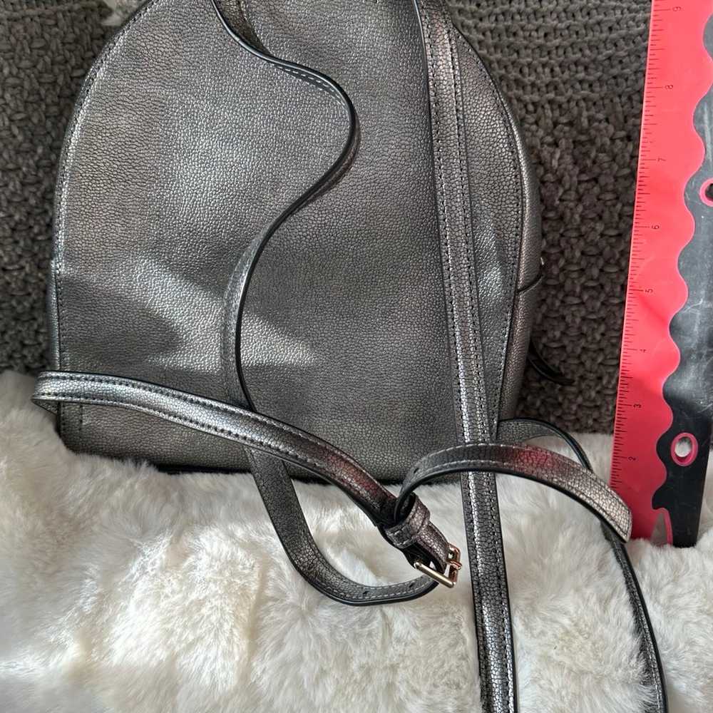 NWOT Kate Spade dark metallic gray backpack - image 2