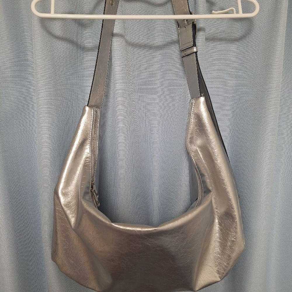 JEANASIS BIG 2-way Shoulder Bag Silver - image 3