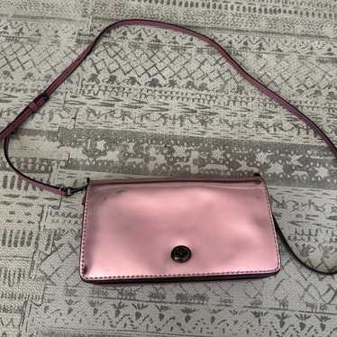 Coach metallic rose gold bag - image 1