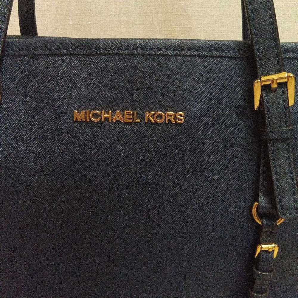 Michael Kors Tote Bag Navy - image 2