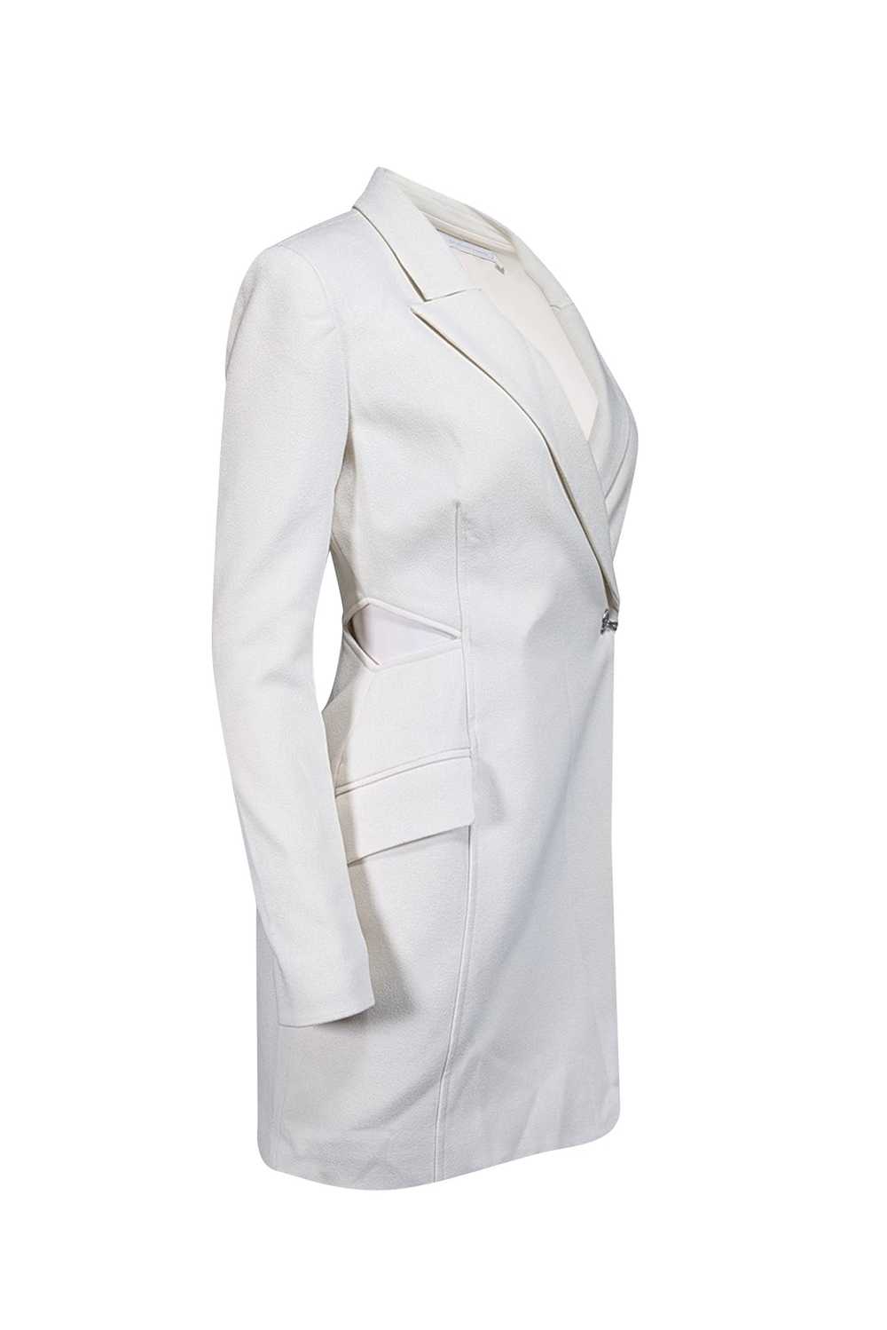 Jonathan Simkhai - Ivory Wrap Front Blazer Dress … - image 2