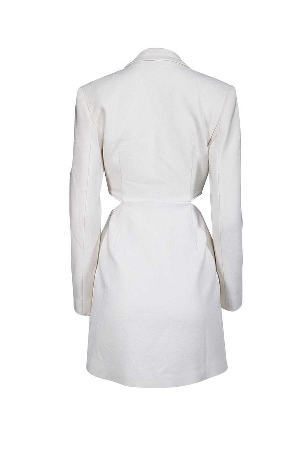 Jonathan Simkhai - Ivory Wrap Front Blazer Dress … - image 3